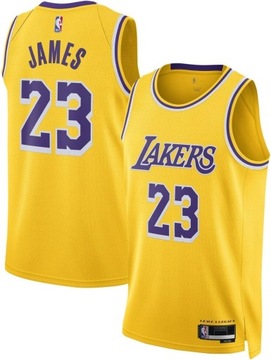 Bluza LeBron James Los Angeles Lakers NBA Gold Icon Edition Swingman