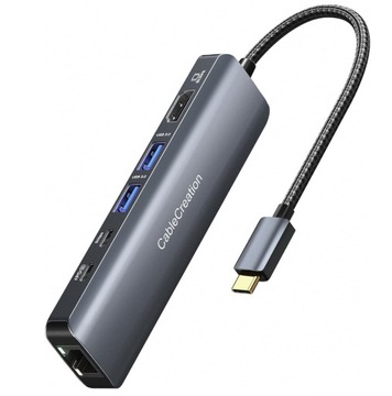 HUB Dock Adapter Thunderbolt 3 4 USB C C HDMI 8K / 4K 60Hz / LAN / USB 3.0
