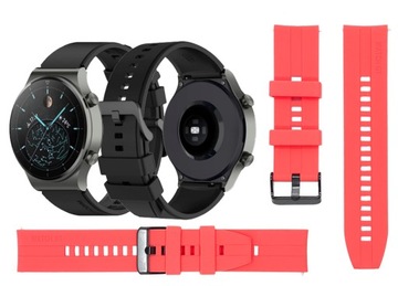 PASEK iStrap DO HUAWEI WATCH GT 2 3 GT2 JASNA CZERWIEŃ