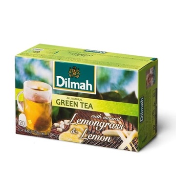 Dilmah Green Tea Lemongrass i Lemon ex20