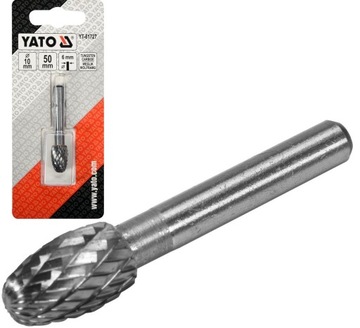 YATO FREZ PILNIK DO METALU WĘGLIK WOLFRAMU OWALNY