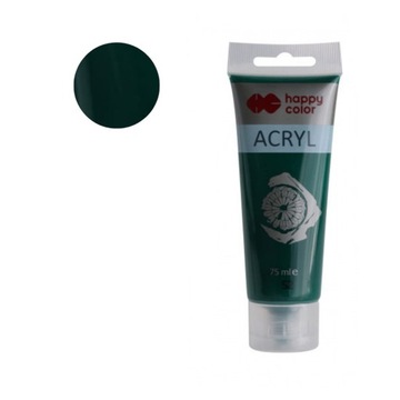 Farba akrylowa Happy Color 75ml - 52 Ciemnozielony