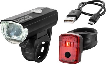 Zestaw oświetlenia LED PUKY Lumi czarny 9023