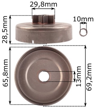 КОРЗИНА БАРАБАНА СЦЕПЛЕНИЯ STIHL MS170 MS171 MS180 MS181 для бензопилы