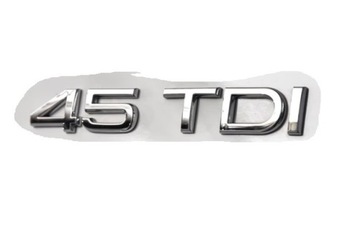 EMBLEMAT ZNACZEK AUDI NA TYŁ KLAPĘ 45TDI 45 TDI