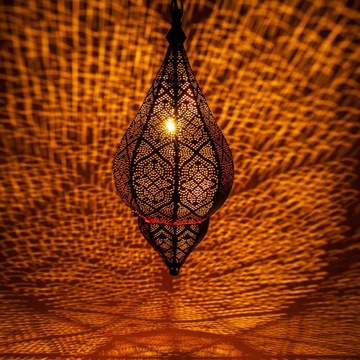 Orientalna Lampa Styl Marokański Styl Vintage 40cm Kabel 50cm TOP