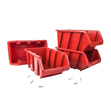 Набор контейнеров для хранения 10x NP16 RED Litter