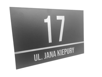 NUMER NA DOM TABLICZKA ADRESOWA Z NUMEREM DOMU 32x21cm