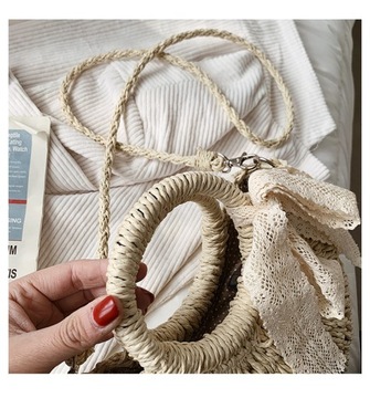 Сумка через плечо BOHO BASKET, плетеная