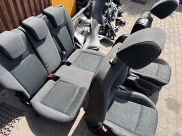 KOMPLET SEDADLA PŘEDNÍ ZADNÍ FORD B-MAX 2012-2017 MOC PĚKNÝ EVROPA