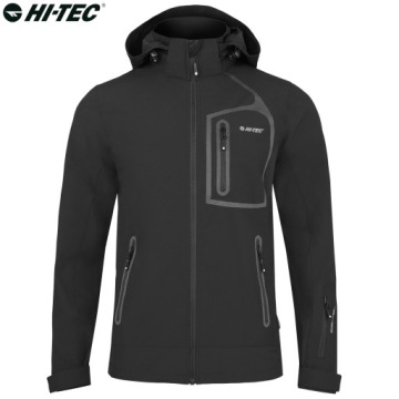 Hi-Tec Nils Мужская куртка Softshell Водонепроницаемая молния Черная XXL