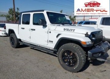 Jeep 2022 Jeep Gladiator 2022r., Willys, od ubezpieczalni 3.6 Benzyna 285KM