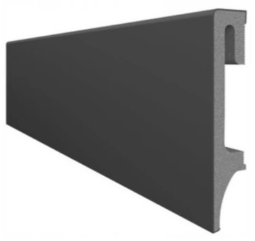 LISTWA PRZYPODŁOGOWA ESPUMO 205 VOX ANTRACYT MAT