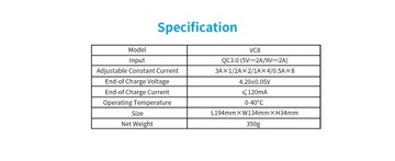 Зарядное устройство для аккумулятора XTAR 18650 VC8