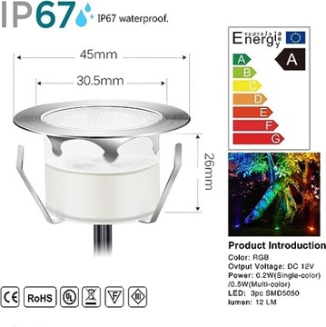 НАРУЖНОЕ ОСВЕЩЕНИЕ LED 12V C45 10 шт. smart