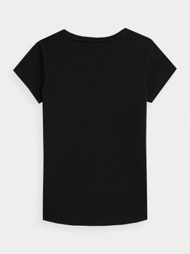 4F ФУТБОЛКА ДЛЯ ДЕВОЧЕК БАЗОВАЯ ФУТБОЛКА ИЗ ХЛОПКА