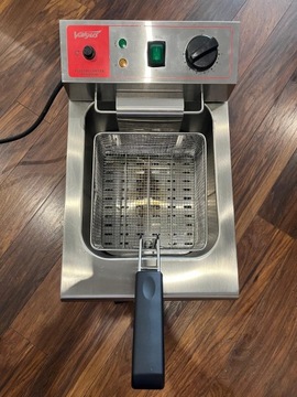 Большая фритюрница из нержавеющей стали 3000 Вт 10 л + БЕСПЛАТНО