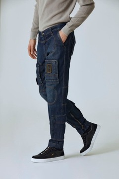 Aeronautica Militare Anti-G nohavice jeans pas 92 M