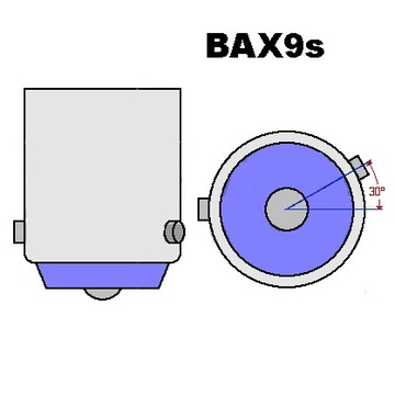 H6W BAX9S 12 В постоянного тока светодиодная лампа стояночного освещения
