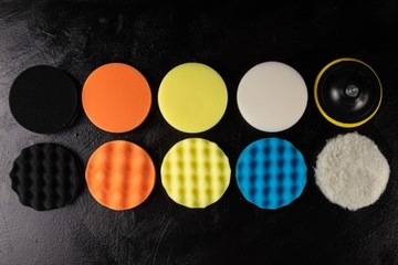 Полировальные диски Меховая ручка Набор губчатых дисков 125 мм SILVER KING