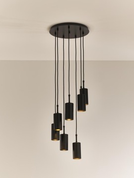 Lampa wisząca West Arvo 7 -punkty światła GU10