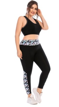 Установите леггинсы на верхние брюки в тренажерном зале плюс