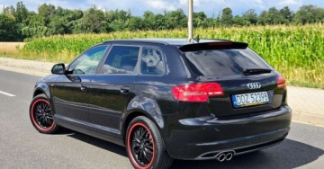 Audi A3 8P Hatchback 3d 1.4 TFSI 125KM 2009 Audi A3 Sportback Audi A3 Sportback 1.4 TFSI S Line Sportpaket plus 1.4, zdjęcie 2