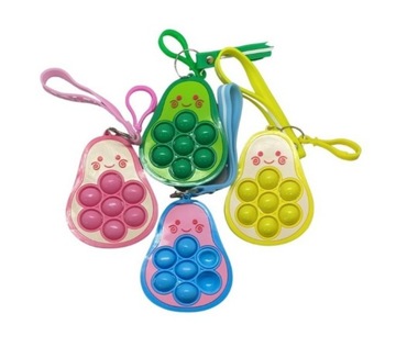 Мини-брелок-пуш-пузырь popit антистресс непоседа
