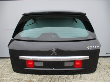 PEUGEOT 407 SW KOMBI 05-11 VÍKO KUFRU ZADNÍ SKLO (OKNO)