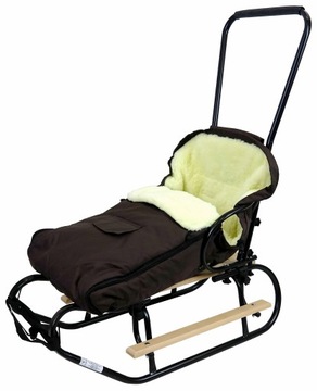 POLSKIE SANKI + OPARCIE + PODNÓŻKI + PCHACZ + ŚPIWÓR