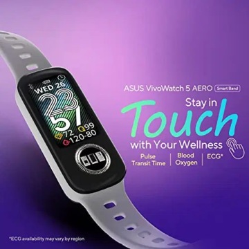ASUS HC-C05 VivoWatch Aero 5 - Смарт-браслет контролирует шаги,