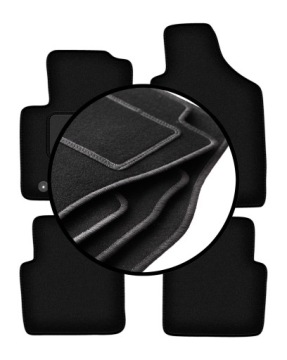 Velurové koberce komplet pro: Ford Ka MK2 hatchback (2008-2012)