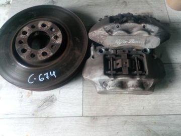ZACISKI TARCZE KLOCKI ALFA ROMEO 159 BREMBO