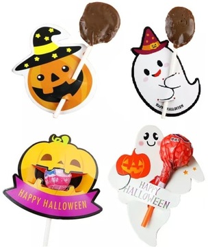 OPAKOWANIE OZDOBA NA LIZAKA SŁOMKĘ HALLOWEEN