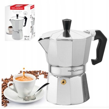 Kawiarka klasyczna Florina Grande 135 ml 3 tz