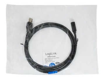 USB-кабель LOGILINK типа B, 2 м