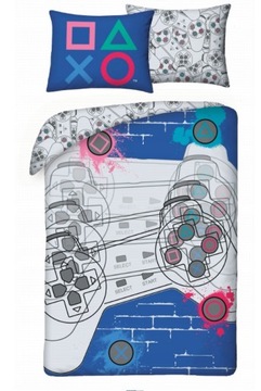 135X200 POŚCIEL ŚWIECĄCA GAMER PAD GRA PLAYSTATION