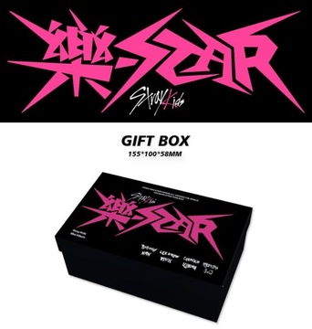 Muzyczny Album Stray Kids z gwiazdami rocka 16 x 6 cm