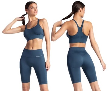 GATTA DAMSKIE SPODENKI DO FITNESU ODDYCHAJĄCE SZORTY DO BIEGANIA LEGGINSY S