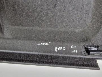 CHEVROLET AVEO T250 5D 2009 POLIČKA KUFRU ZADNÍ