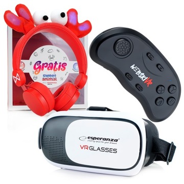 WIRTUALNA RZECZYWISTOŚĆ GOGLE 3D OKULARY VR PILOT