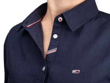 Koszula damska Tommy Jeans LADIES OXFORD SHIRT NAVY