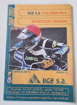 PROGRAM POLONIA PIŁA - WYBRZEŻE GDAŃSK 2002