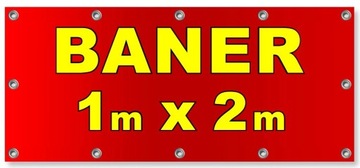 BANER 200x100cm Baner 1x2 m BANER SPRZEDAM KUPIĘ