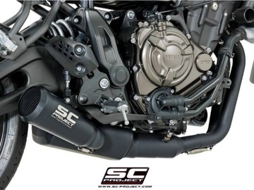 Выхлопная система SC-Project Conic 70s Matt Black Yamaha MT-07 (2017 - 2020)
