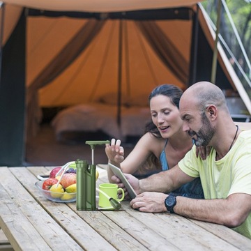 Портативный УФ-насос с фильтром для воды на открытом воздухе