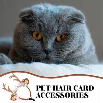 Креативная повязка на голову для домашнего животного на Рождество