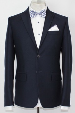CIEMNO GRANATOWY GARNITUR SLIMFIT R60/110/188 K306