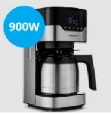 Фильтр-кофемашина с термосом 900вт 1,1л