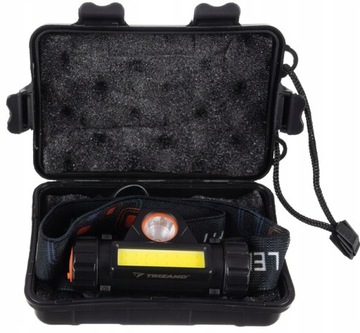 MOCNA LATARKA CZOŁOWA LED USB